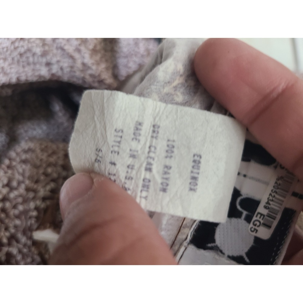 Equinox Maxi Dress Women 5/6 Brown Floral Tie Back Spaghetti Strap - Picture 6 of 11